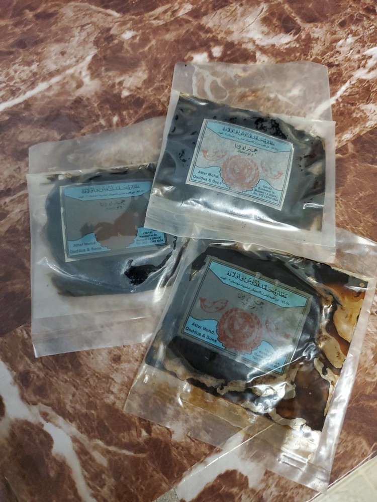 Solid Amber Ladna (3) For Making bakhoor; By Attar mohd. Quddus&Sons