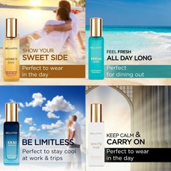 Bella Vita Luxury Long Lasting Unisex Perfume Gift Set Perfume for Man 4x20ml