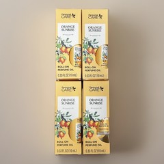 4x Orange Sunrise ☀️ Roll-On Perfume Oil 0.33 fl oz Each – Fresh Citrus Scent