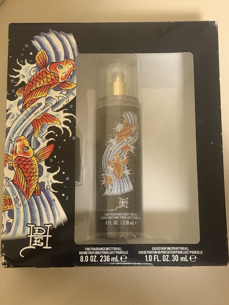 Ed Hardy Men & Women’s Fragrance Set, Eau De Parfum, Koi Wave, 2 Piece Set