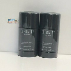 2 X Calvin Klein Eternity for Men 2.6 oz Deodorant Stick Alcohol Free Brand NEW