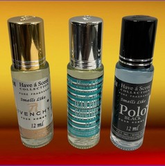 3pc Men Assorted Roll On Oil 12 ML Limited Time Only