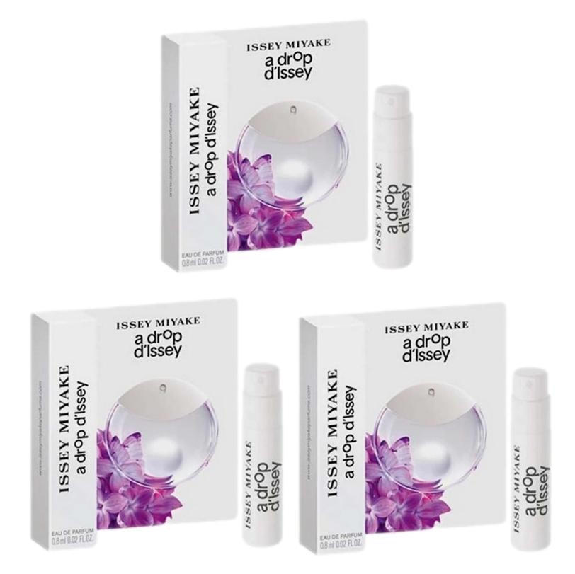 Issey Miyake 3 Piece A Drop D’Issey Eau de Parfum Trial Spray 0.8ml/0.02oz each