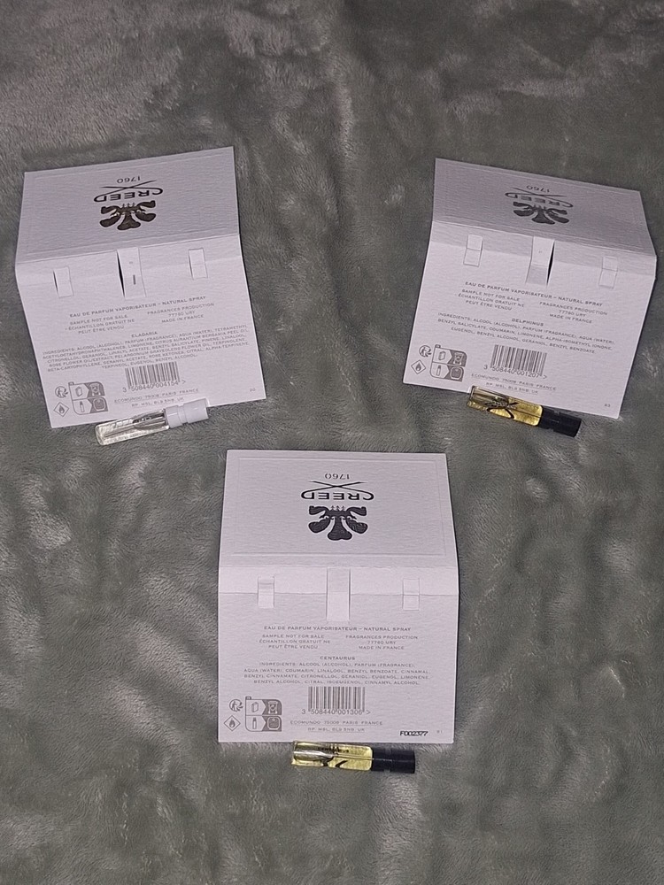 Creed Fragrance Discovery Sample Set 1.7ml – Delphinus, Centaurus, Eladaria