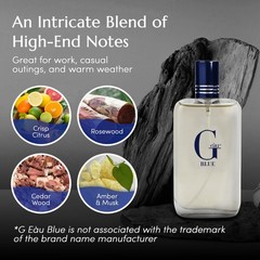 PB ParfumsBelcam G Eau Blue de Toilette Spray – 3.4 Fl Oz (Pack of 1)