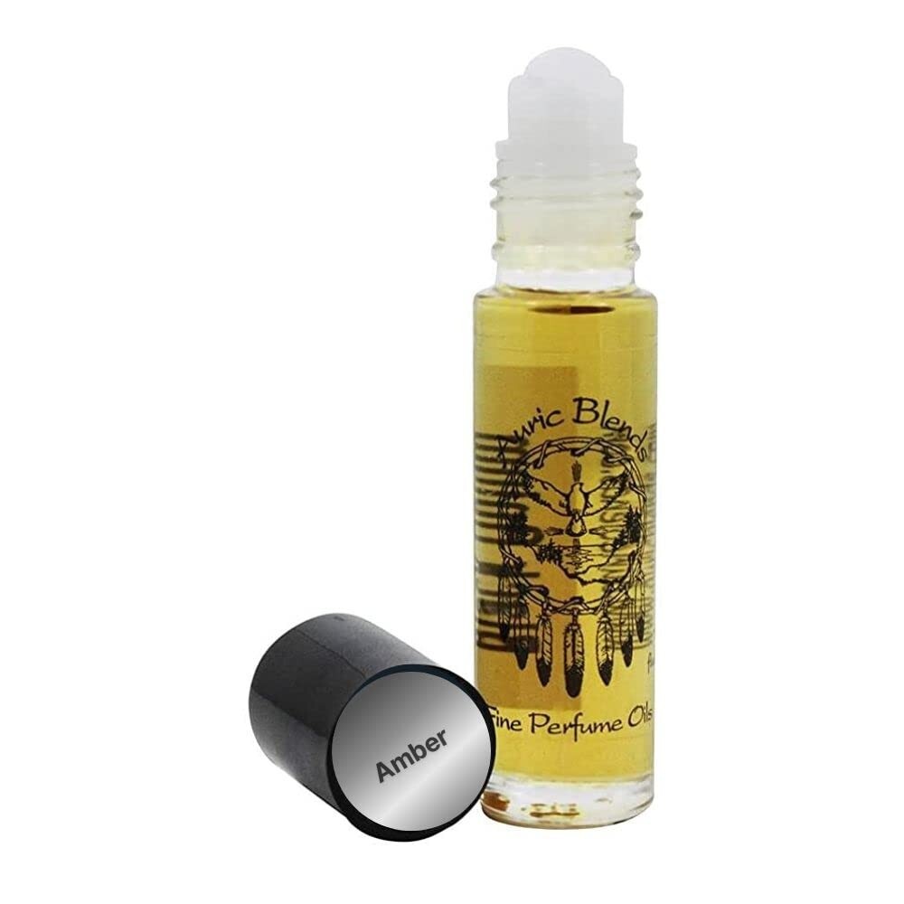 Auric Blends Amber Patchouly Roll-on Perfume Oil,Vegan,Alcohol Free-0.33-Oz
