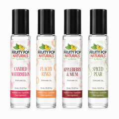 Fruity Pop Naturals Roll-On Perfume Oil – Plant-Based | Phthalate-Free Fragrance