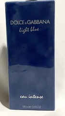 Dolce & Gabbana Light Blue Eau Intense EDP Spray 3.4oz / 100ml Sealed In Box
