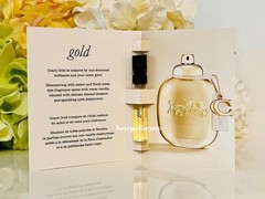 3 Coach Gold Parfum Coach Floral Coach Love Perfume Sample Spray NEW & FRESH