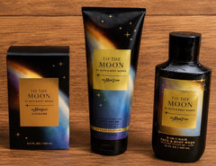 3x Bath & Body Works – TO THE MOON Cologne Body Wash Gel Lotion Lot x 3 NEW