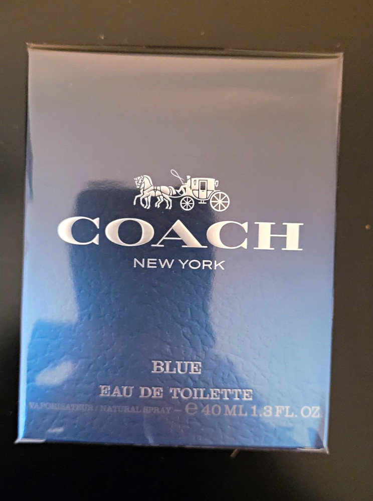Coach Blue Eau de Toilette Natural Spray 1.3 fl oz Bergamot Lime Lavender