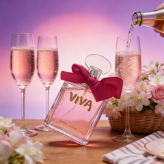 A Set of 2 Women’s Perfumes Featuring Elegant Bottles and Long-lasting Scents