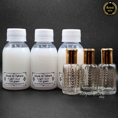 Musk Al Tahara 100g White Arabian Thick Perfume Oil Saudi مسك الطهارة سعودي اصلي