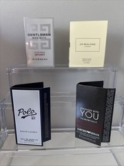 Mens Perfume Sample Set Jo Malone, Givenchy, Emporio Armani, Ralph Lauren