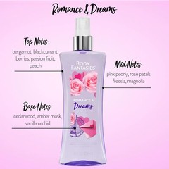 Body Fantasies Signature Fragrance Body Spray Romance and Dreams 8 Fluid Ounce
