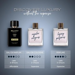 Bellavita Luxury CEO MAN INTENSE Eau de Parfum | 100 ml (3.4 fl.oz.) | Perfume f