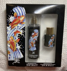 Ed Hardy Koi Wave Eau de Parfum Spray 2-Piece Set 8 fl oz Mist + 1 fl oz