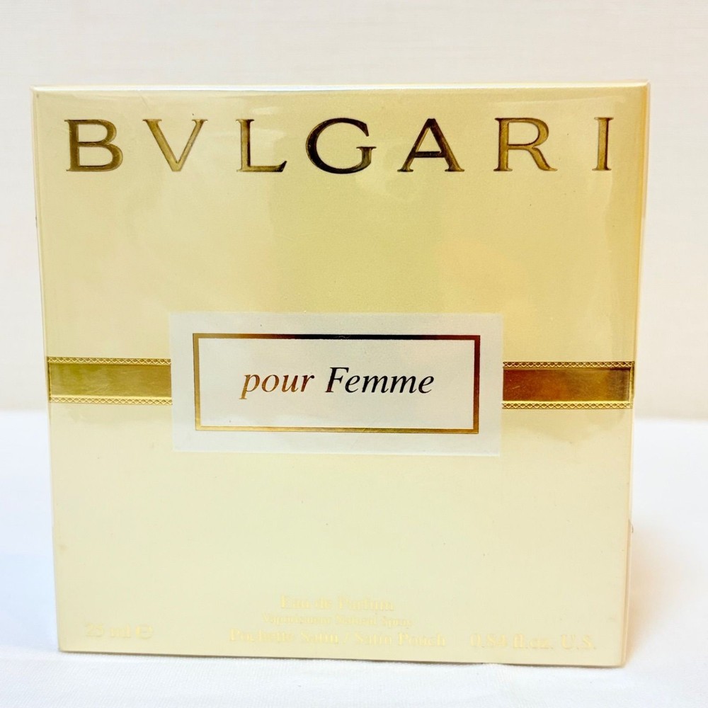 New Bvlgari Pour Femme Eau de Parfum 25ml / 0.84 fl oz w/Box & Case Sealed