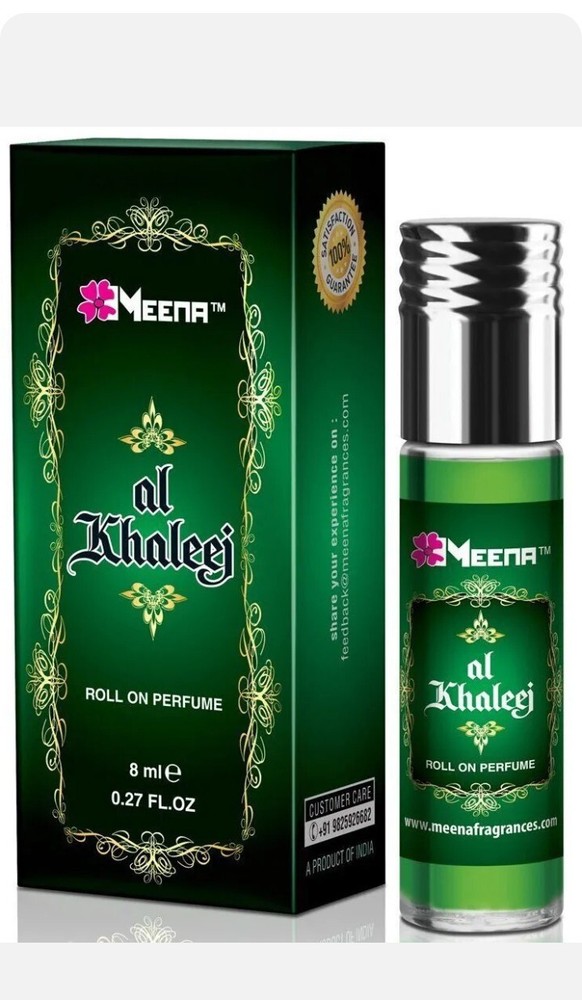 Meena AL KHALEEJ Roll On Perfume (8 ML) Long Lasting Fragrances Attar