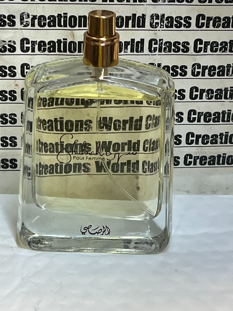 RASASI SHUHRAH EAU DE PARFUM SPRAY FOR WOMEN – 3.4 OZ/100 ML – NO BOX NO CAP