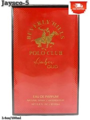 Beverly Hills Polo Club Amber Oud EDP 3.4oz/100ml Unisex Cologne New