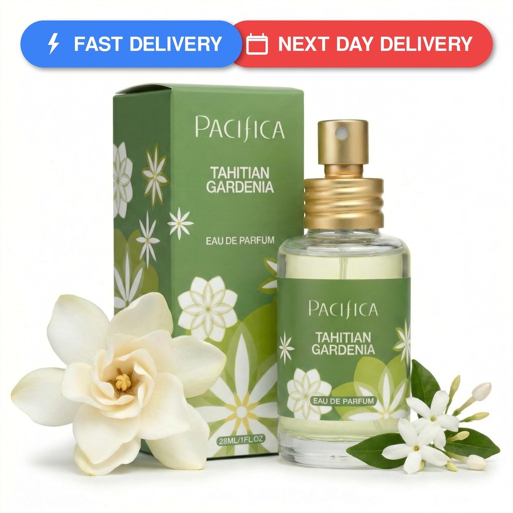 Pacifica Tahitian Gardenia Perfume Spray 1oz – Tropical Floral Fragrance…