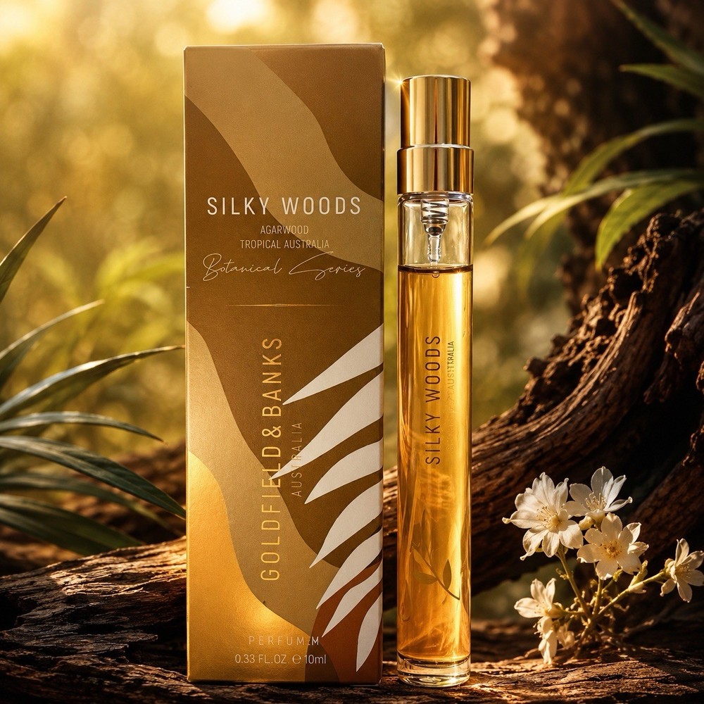 Goldfield & Banks Silky Woods Perfume Spray Travel Size 0.33 fl oz