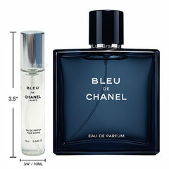 CHANEL BLEU DE CHANEL POUR HOMME EDP TRAVEL SIZE SPRAY 10ML/0.34OZ – FREE SHIP