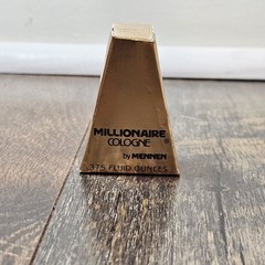 Vintage Mennen Millionaire Mini Cologne .375 Oz New With Box