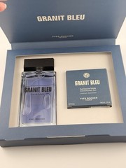 Yves Rocher Granit Bleu 2pc Cologne Gift Set | Fresh Marine & Woody Scent | NIB