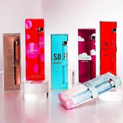 6 Pc Women’s Perfume Gift Set Eau De Parfum Travel Spray Long Lasting Fragrance