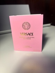 Versace Bright Crystal Pour Femme PARFUM Sample Spray .03oz, 1ml NEW