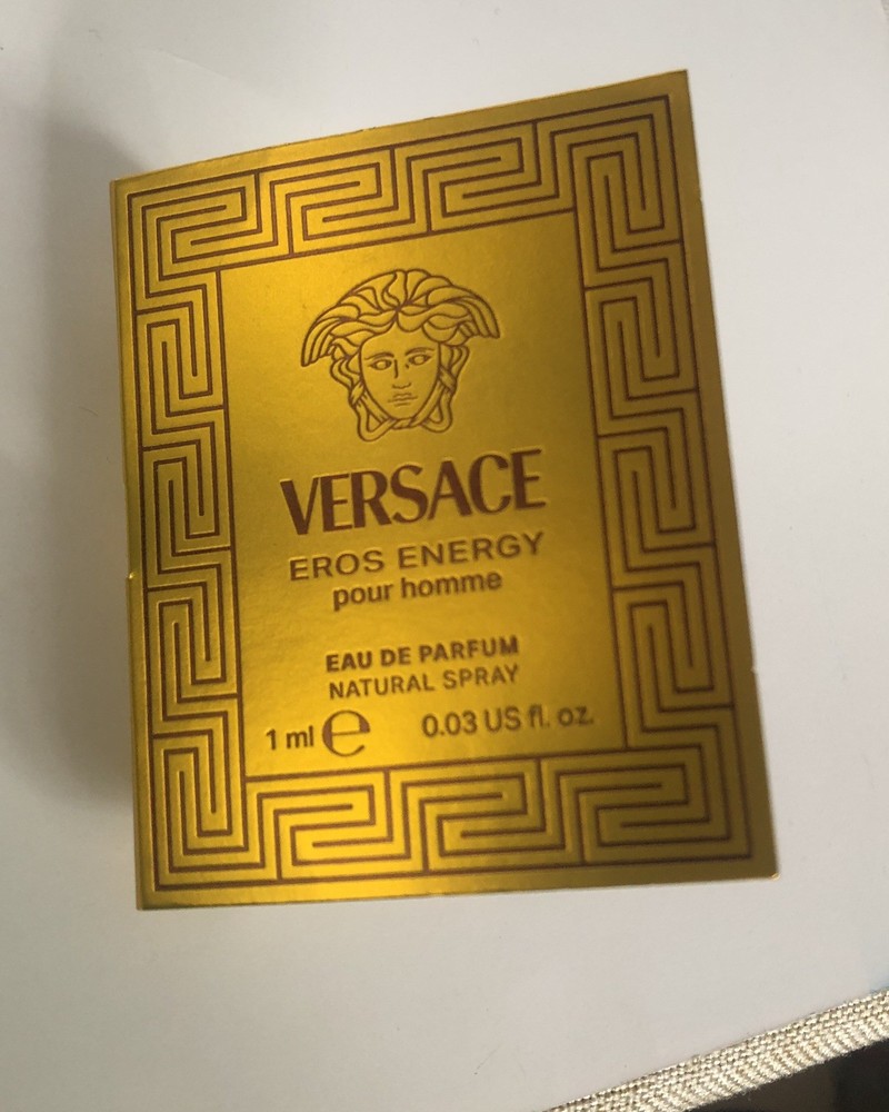 Versace Eros Energy Pour Homme Eau de Parfum Sample Spray .03oz 1ml