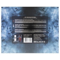 Cuba Black Men 4 Pc Gift Set 3.3oz EDT Spray, 1.7oz 1 Count (Pack of 1)