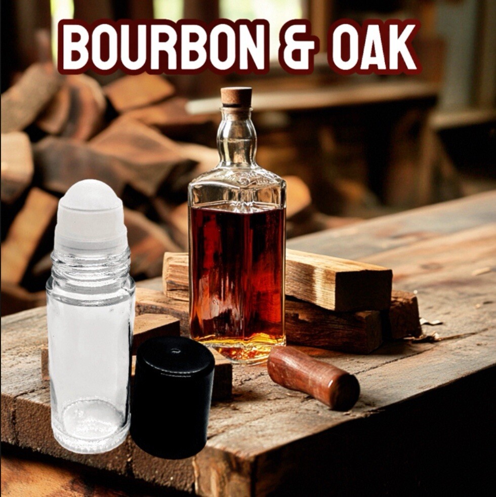 Bourbon & Oak Fragrance Body Oil 4 Oz (Unisex)
