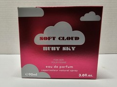 United scents soft cloud ruby sky Eau de Parfum for her natural spray 3.0 fl.oz