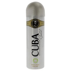 Cuba Gold Body Spray for Men by Cuba 6.6 oz