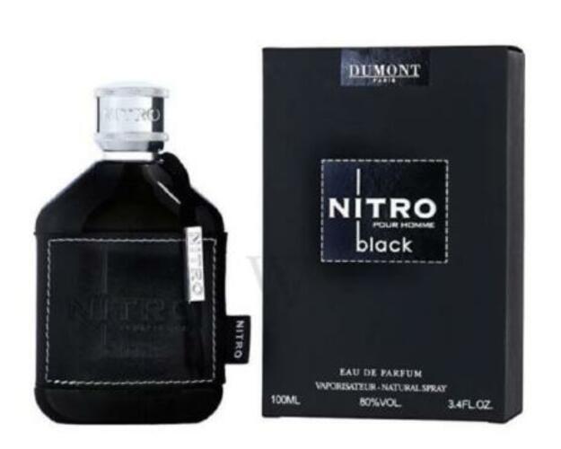 Dumont Nitro Black Intense 3.4 Oz Eau De Parfum Spray Men’s