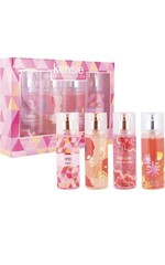 Kensie by Kensie, 4 Piece Body Mist Gift Set Variety for Women, Perfect gift