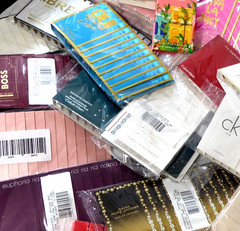 100 DESIGNER PERFUMES#4 ~5 DIFFERENT SCENTS 20 EA=100 OUI BOSS STELLA BURBERRY++