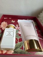 Aerin Rose De Grasse Holiday Gift Set Perfume 1.7oz +Hand & Body Cream 5oz NIB
