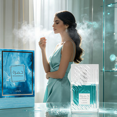 Lattafa Khamrah Waha Fresh Blue Perfume Long Lasting Luxury Present For Him