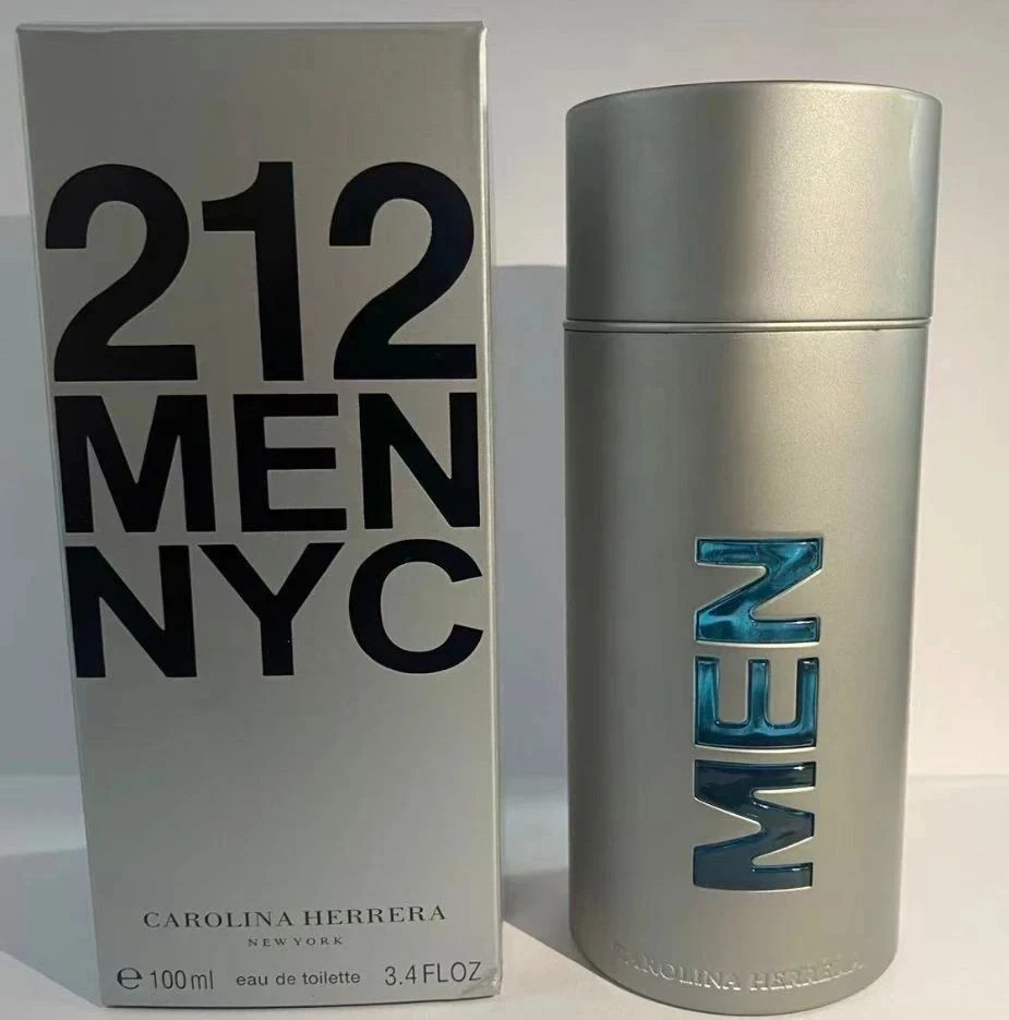 212 by Carolina Herrera 3.4 oz EDT Cologne for Men Brand New In Box