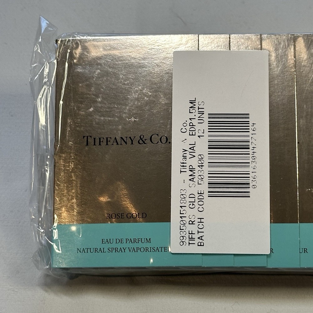 Tiffany & Co Rose Gold LOT OF 12 Eau de Parfum Sample Spray 1.2ml/0.04oz