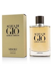 Armani Acqua Di Gio Absolu 4.2 oz EDP Spray 100% AUTHENTIC! DISCONTINUED