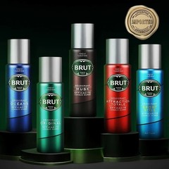 Brut Deodorant Spray for Men, Oceans, Long Lasting Deo 200 ml Free Shipping r810