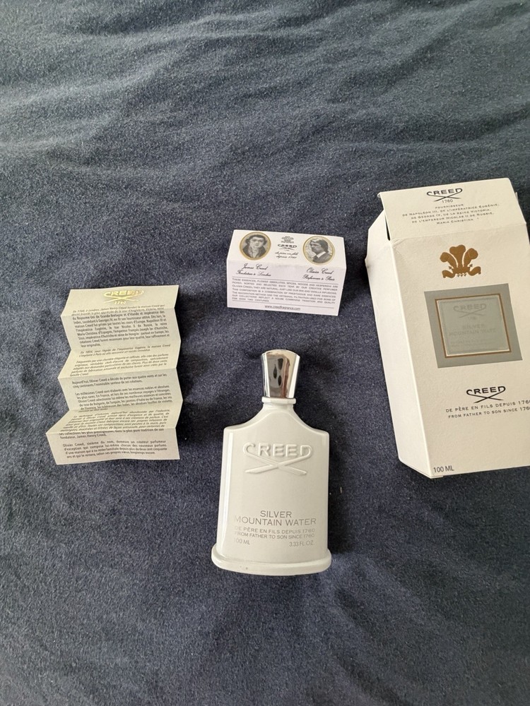 Creed Silver Mountain Water Men’s Fragrance 3.3 oz (100 Ml) New In Box