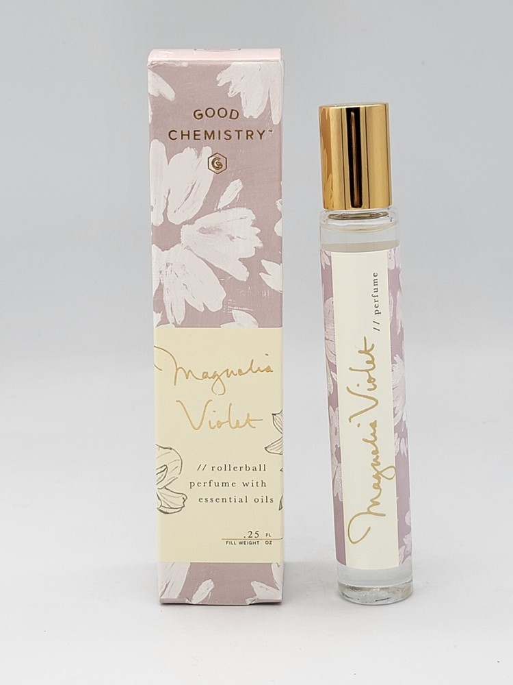 Good Chemistry Magnolia Violet Rollerball Perfume. .25 fl oz Travel Size