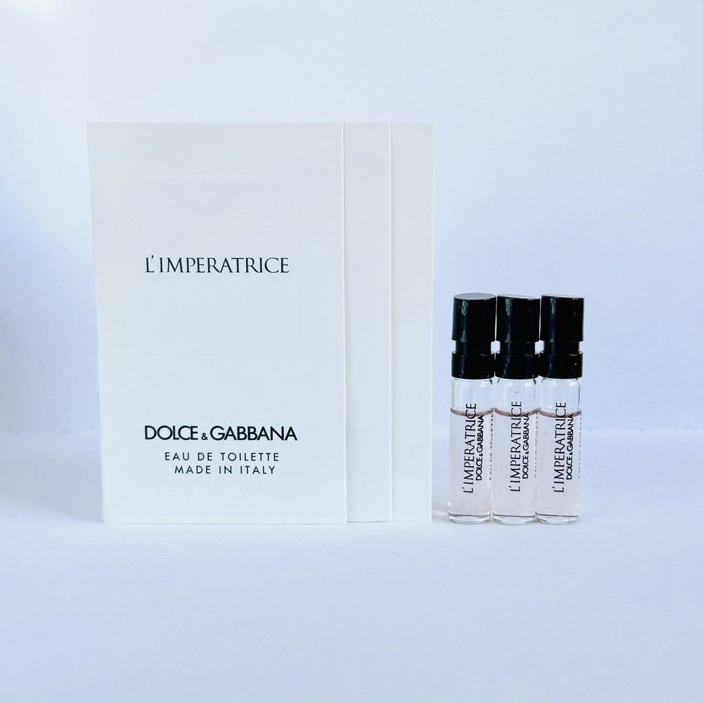 3 x Dolce & Gabbana L’Imperatrice Eau de Toilette for her EDT Sample 1.5ml each