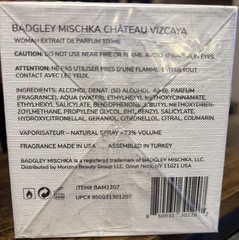 Badgley Mischka Chateau Vizcaya Extrait de Parfum Spray 3.4 Oz-NEW SEALED BOX